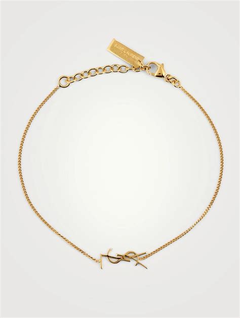 ysl monogram chain bracelet|YSL monogram wallet price.